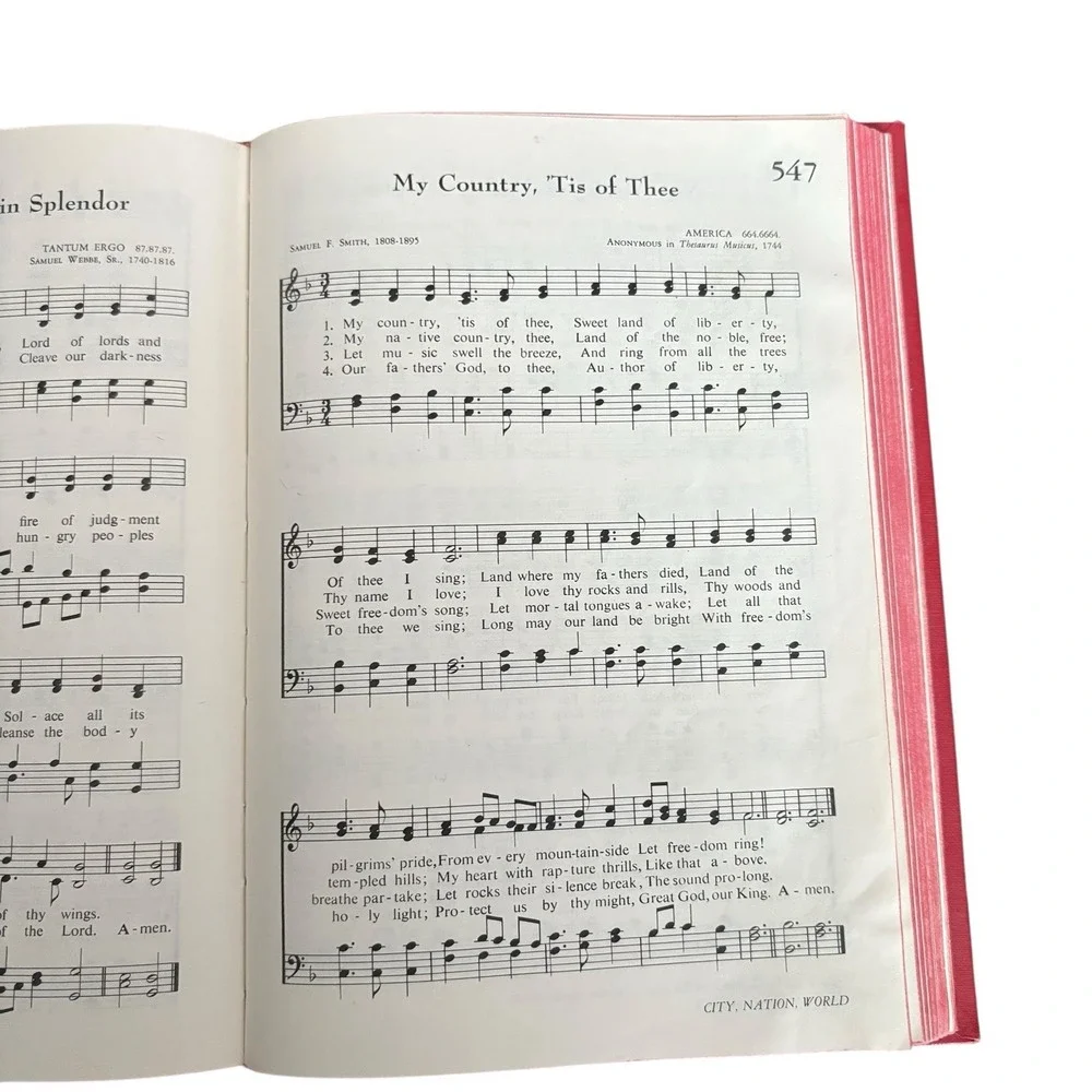 The Book of Hymns Official Hymnal of the United Methodist Church 1966 Red Music‎
